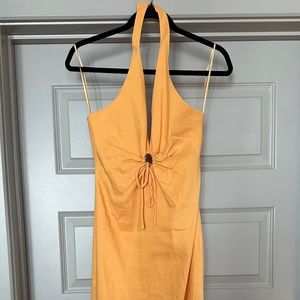 Zara halter midi dress